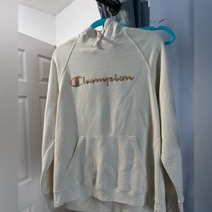 Champion Pullover Hoodie Women’s XL Beige & Pink